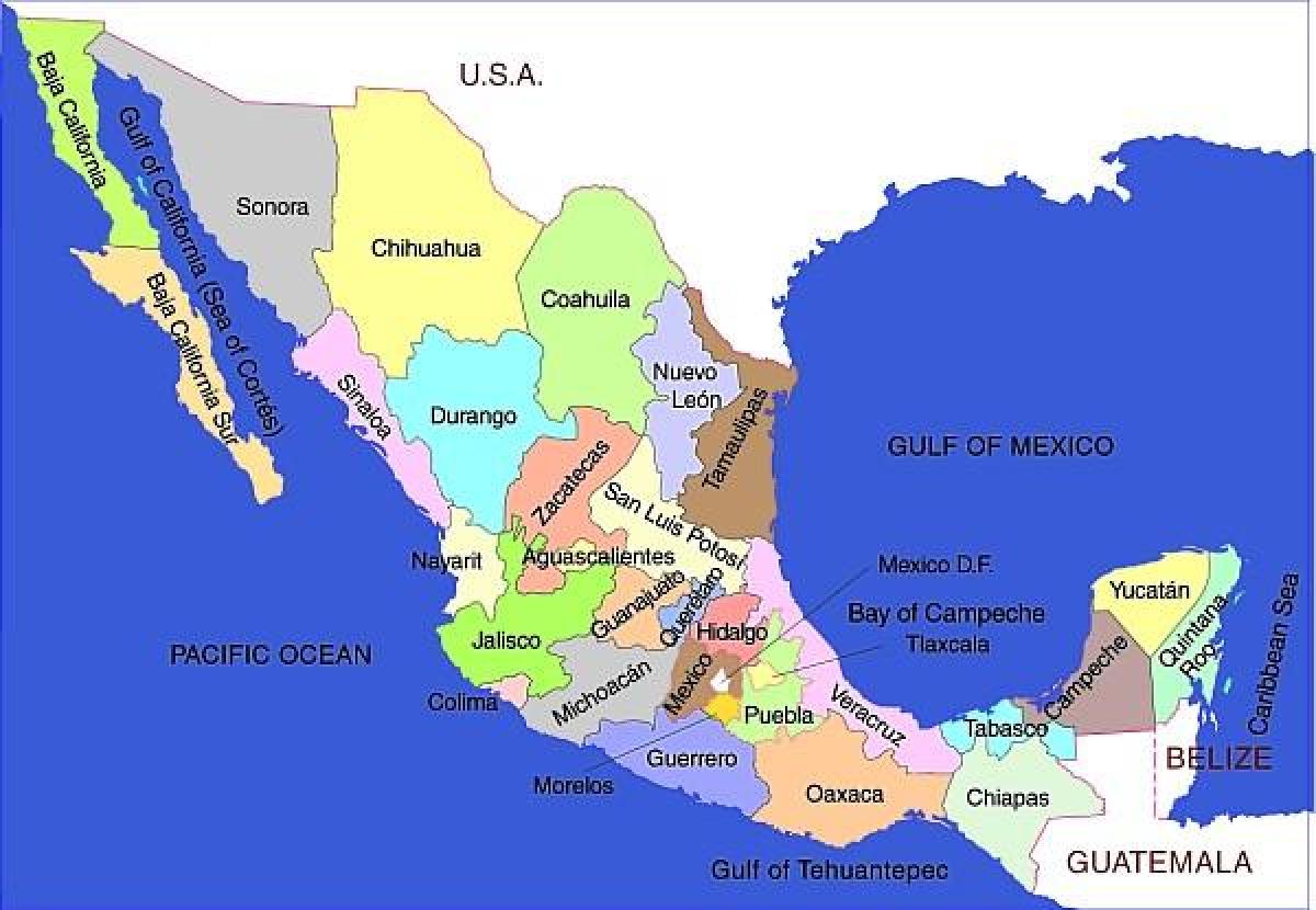 Μεξικό χάρτη των μελών