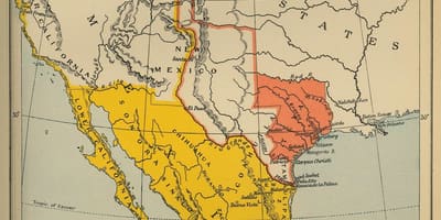 Χάρτης του Μεξικού 1700