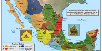 Μεξικάνικο καρτέλ χάρτης