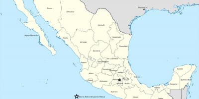 Μέλη του Μεξικού εμφάνιση χάρτη