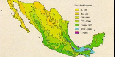 Χάρτης καιρού για το Μεξικό