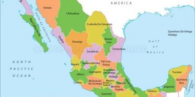 Χάρτης Μεξικό μέλη