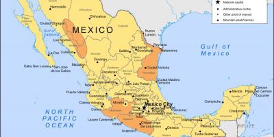 Καιρός Μεξικό χάρτη