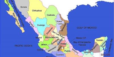 Μεξικό χάρτη των μελών