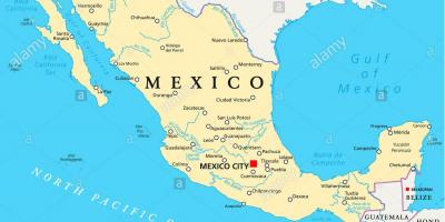 Μεξικό χάρτη πόλεις